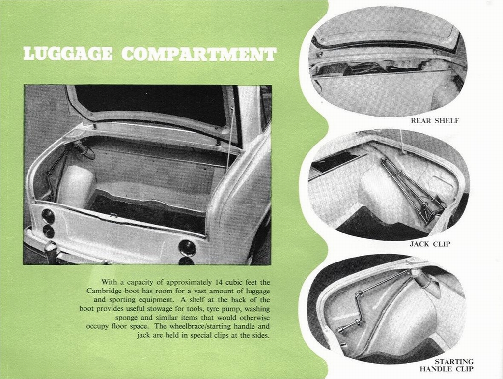1954 Austin A40 And A50 Cambridge Brochure Page 21